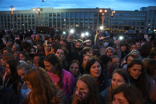 Акции протеста в Минске