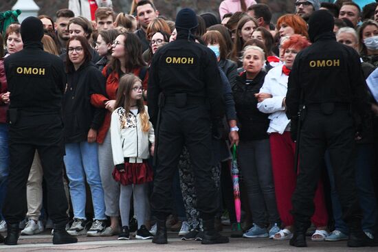 Акции протеста в Минске