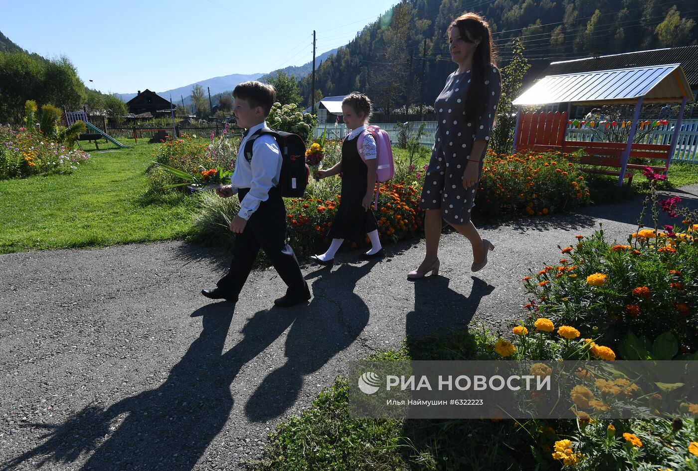 1 сентября в самой маленькой средней школе Красноярского края