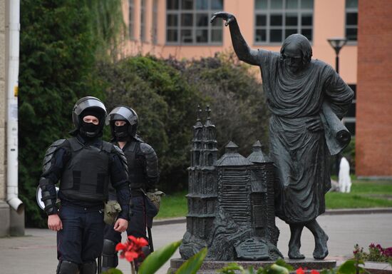 Акции протеста в Минске