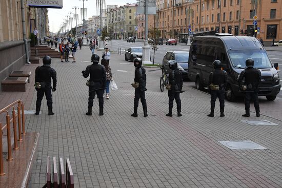 Акции протеста в Минске