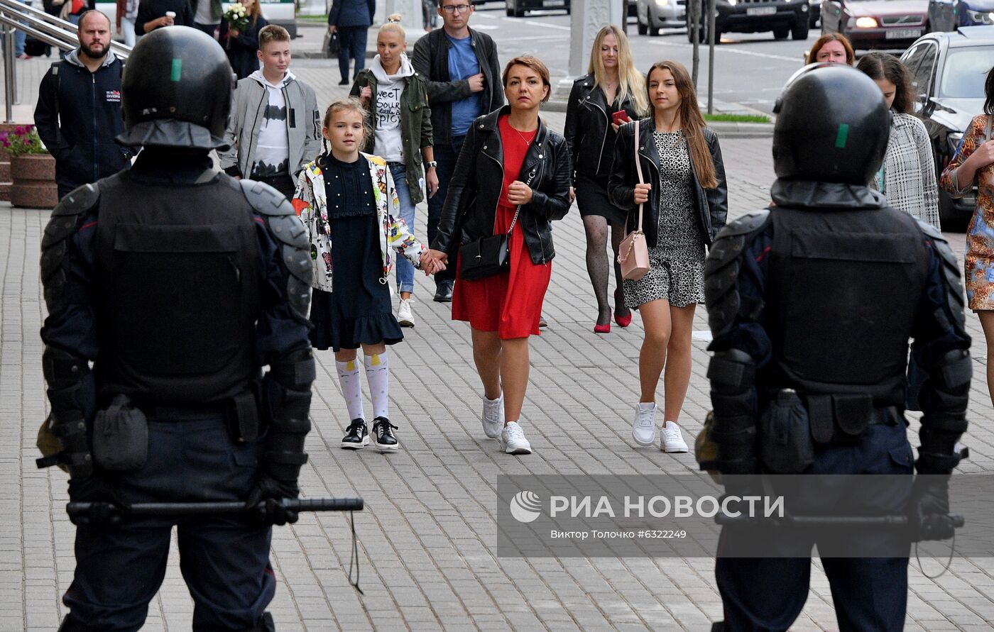 Акции протеста в Минске