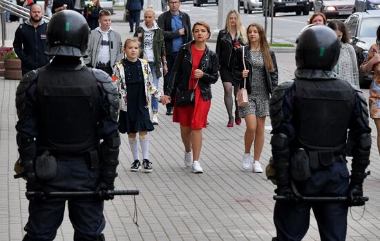 Акции протеста в Минске