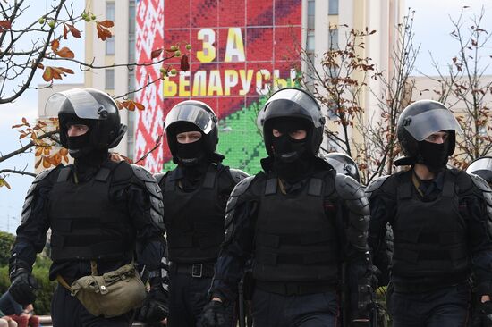 Акции протеста в Минске