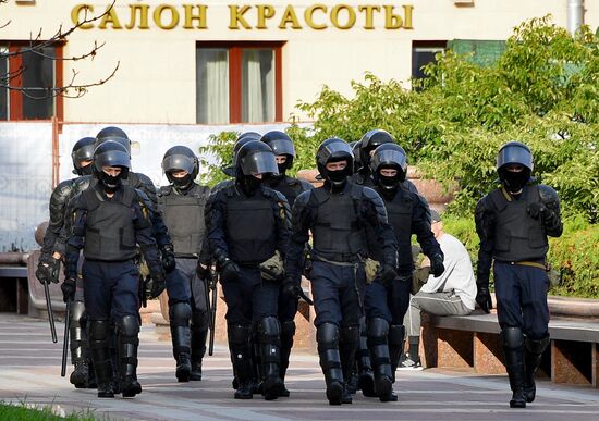 Акции протеста в Минске