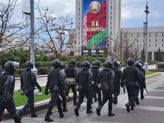 Акции протеста в Минске