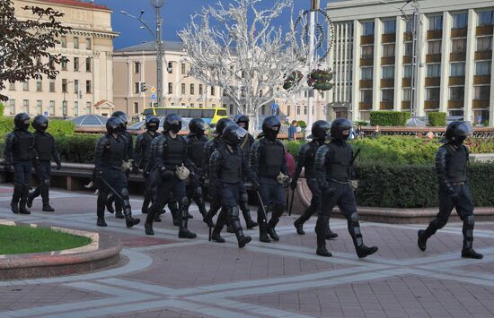 Акции протеста в Минске