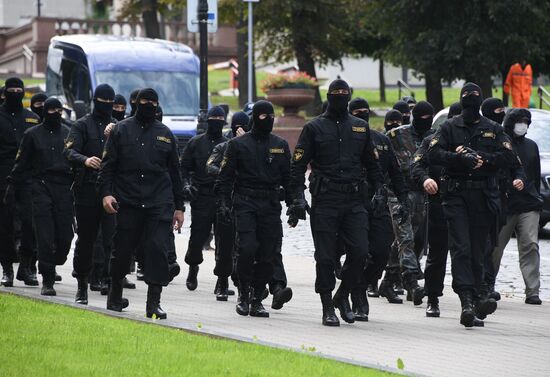 Акции протеста в Минске