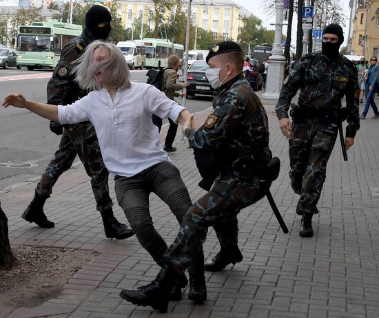 Акции протеста в Минске