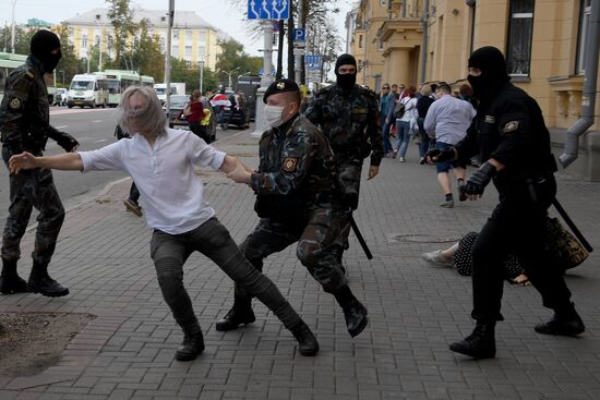 Акции протеста в Минске