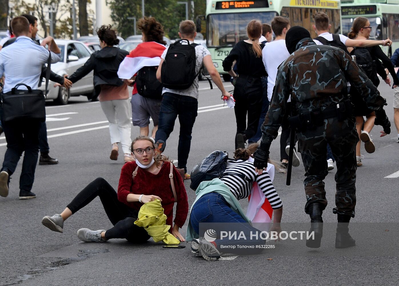 Акции протеста в Минске