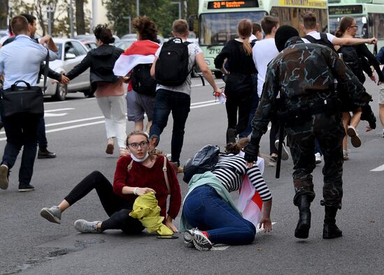 Акции протеста в Минске
