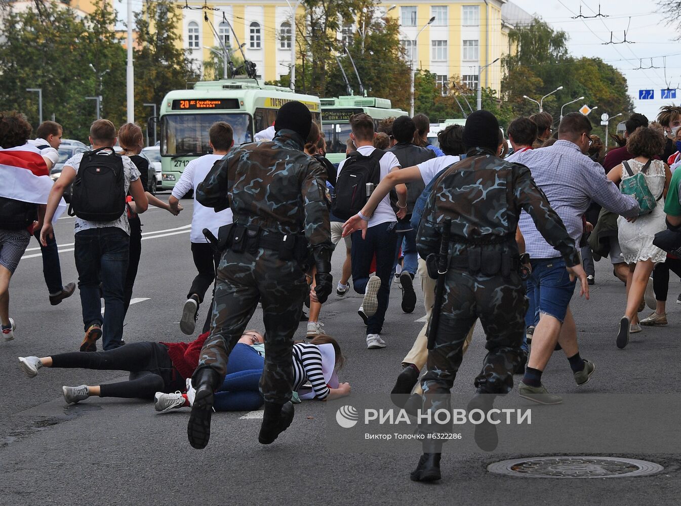 Акции протеста в Минске