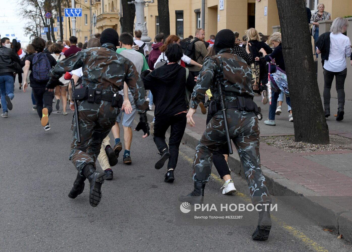 Акции протеста в Минске