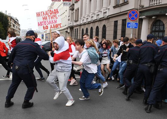 Акции протеста в Минске