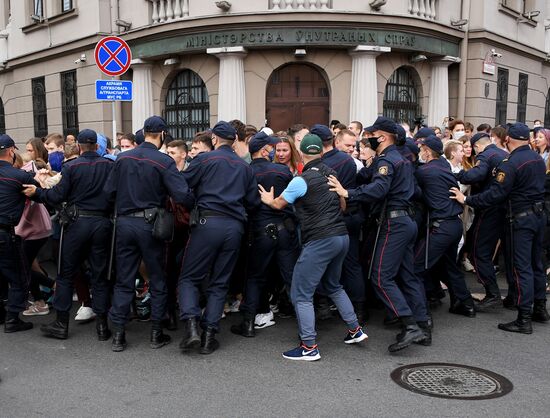 Акции протеста в Минске