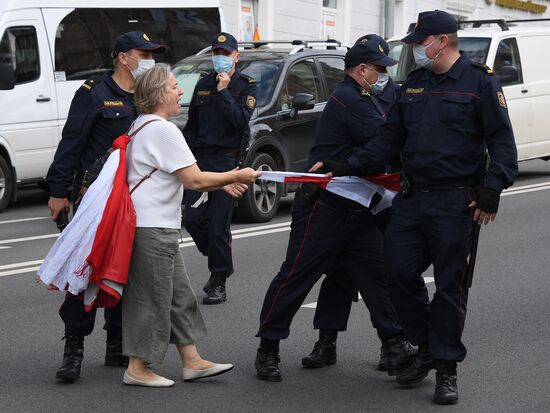 Акции протеста в Минске