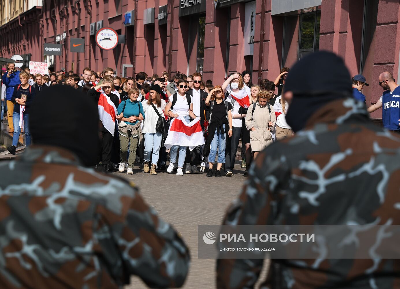 Акции протеста в Минске