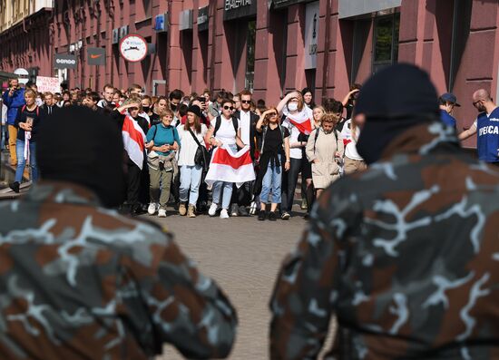Акции протеста в Минске