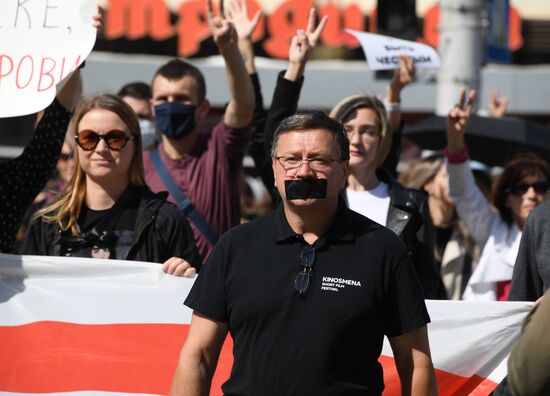 Акции протеста в Минске