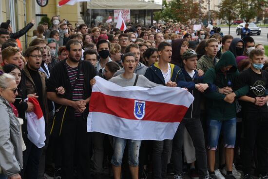 Акции протеста в Минске