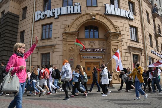 Акции протеста в Минске