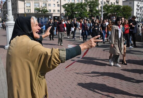 Акции протеста в Минске