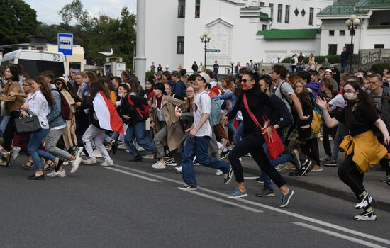 Акции протеста в Минске