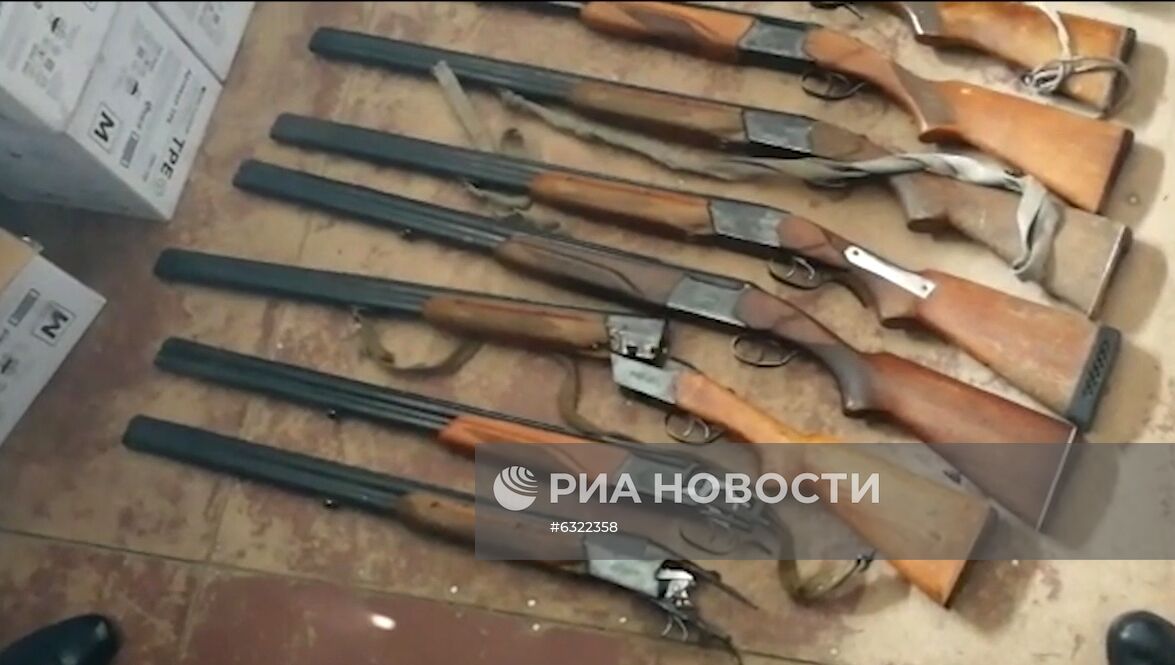 ФСБ РФ пресекла незаконный оборот оружия и боеприпасов