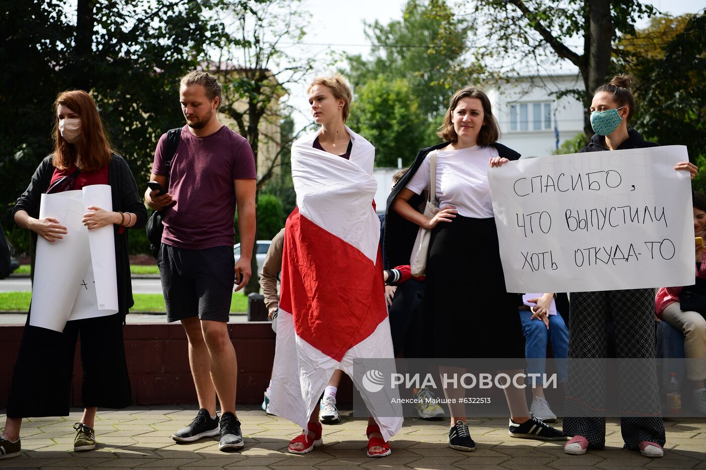 Акция студентов в Минске 