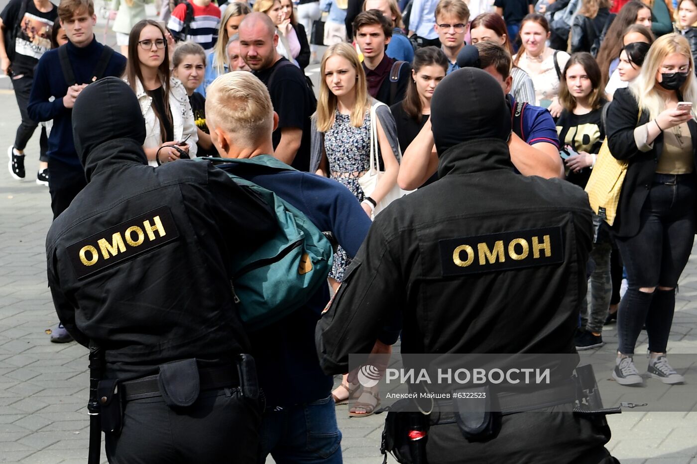 Акция студентов в Минске 