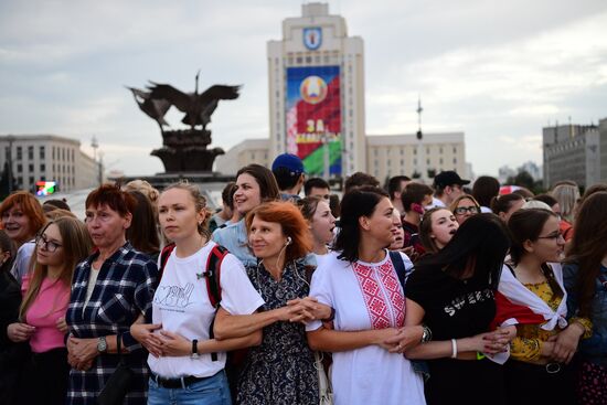 Акция протеста в Минске