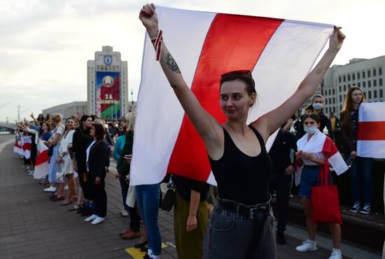 Акция протеста в Минске