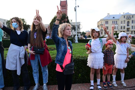 Акция протеста в Минске