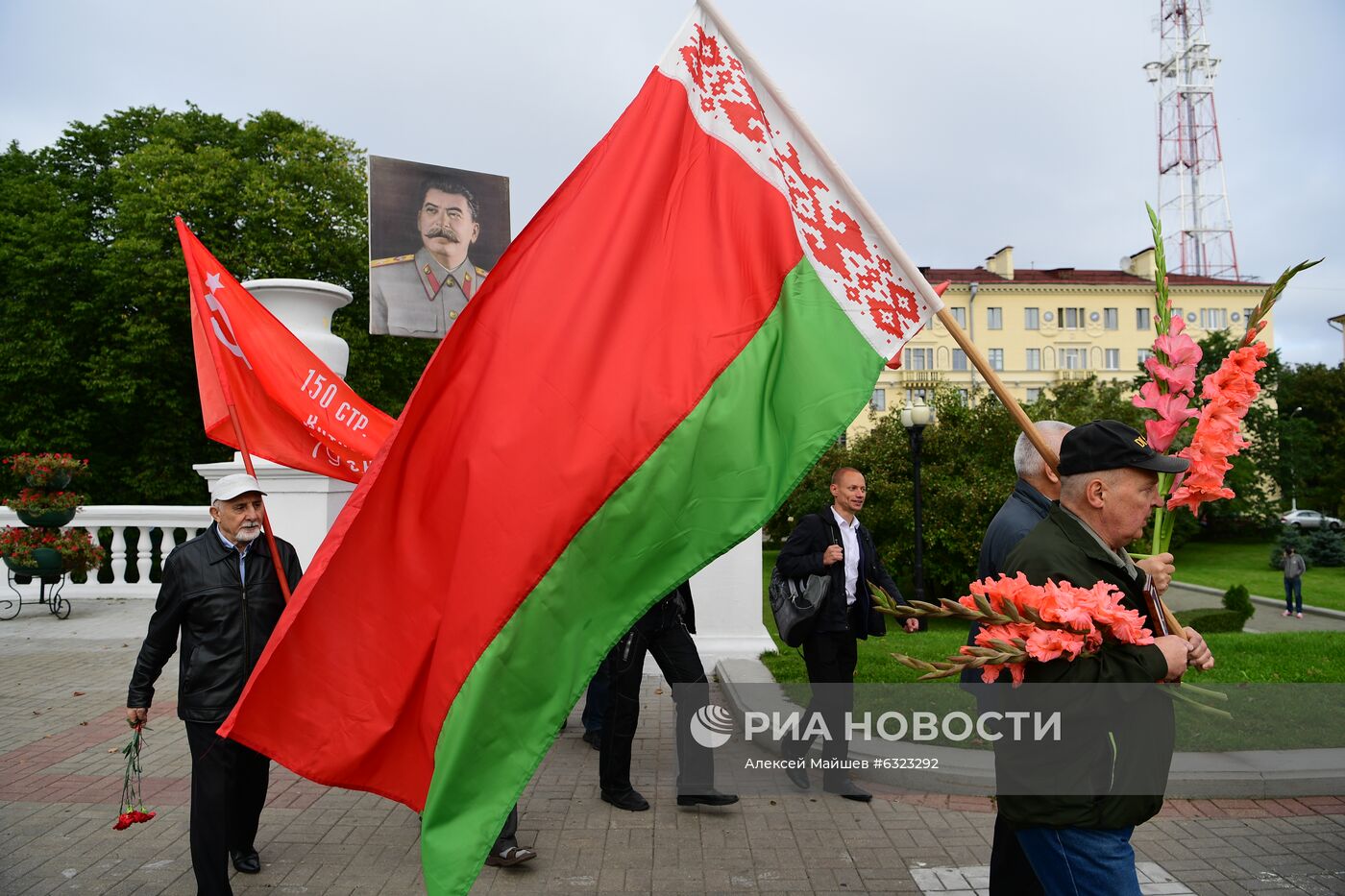 Проправительственная акция в Минске