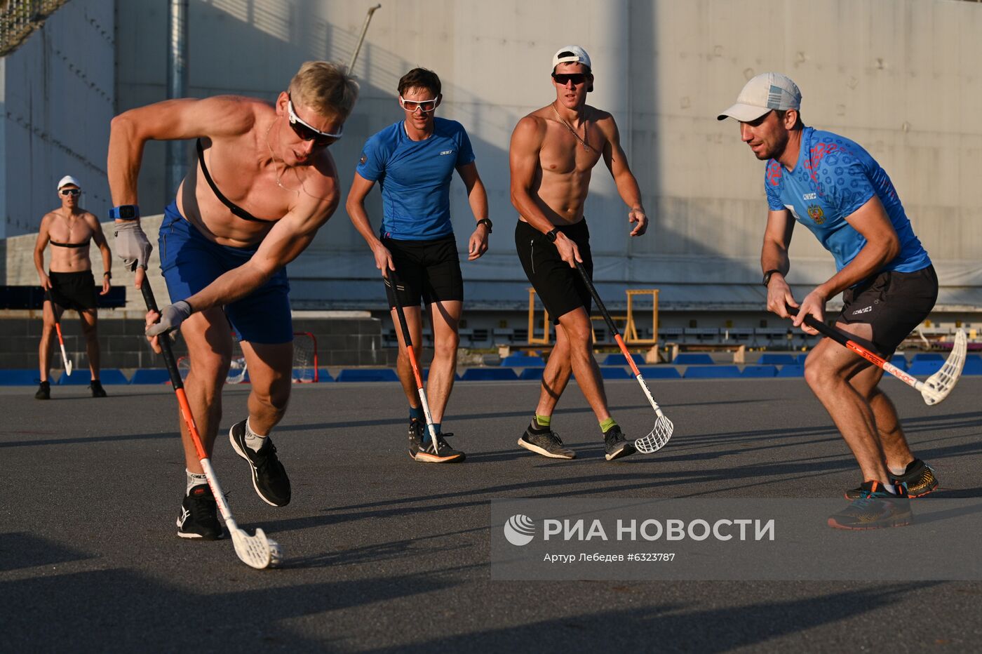 Биатлон. Тренировка сборной России