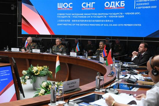 Совместное заседание министров обороны государств – членов ШОС, государств – участников СНГ и государств – членов ОДКБ
