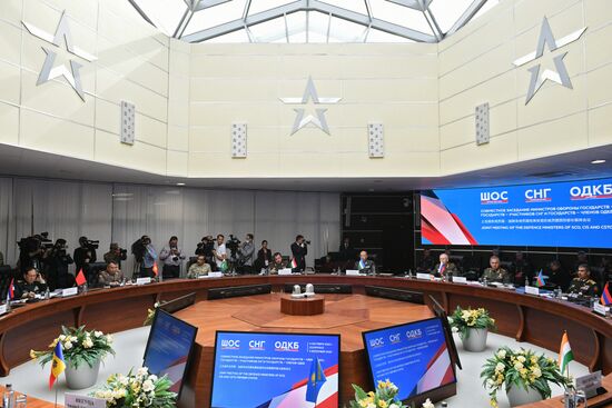 Совместное заседание министров обороны государств – членов ШОС, государств – участников СНГ и государств – членов ОДКБ