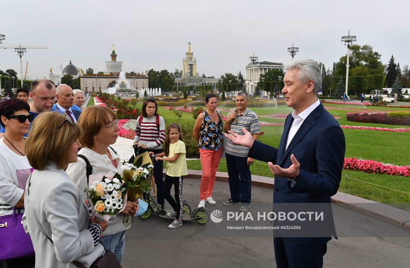 Мэр Москвы С. Собянин посетил ВДНХ