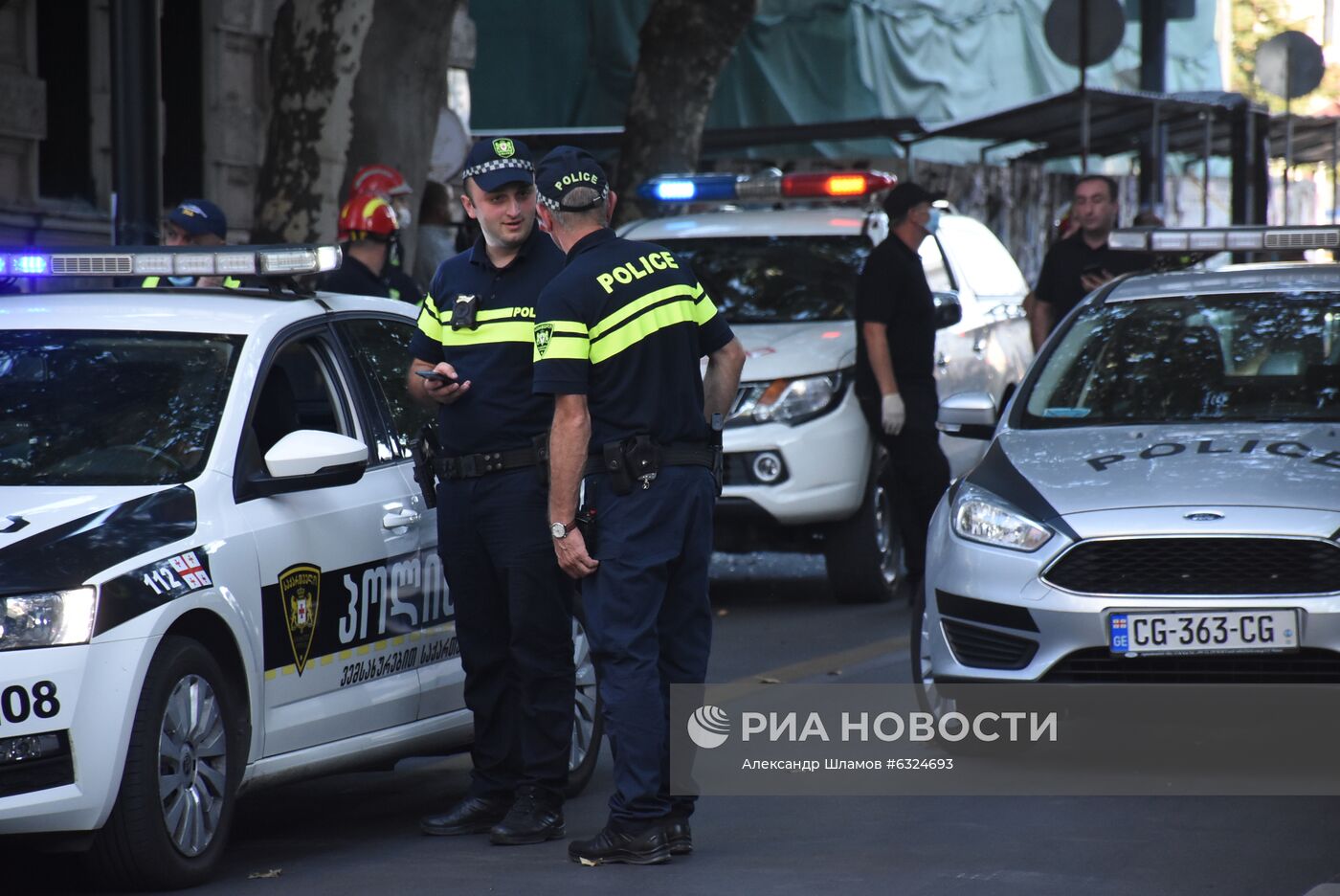 Взрыв произошел в центре Тбилиси