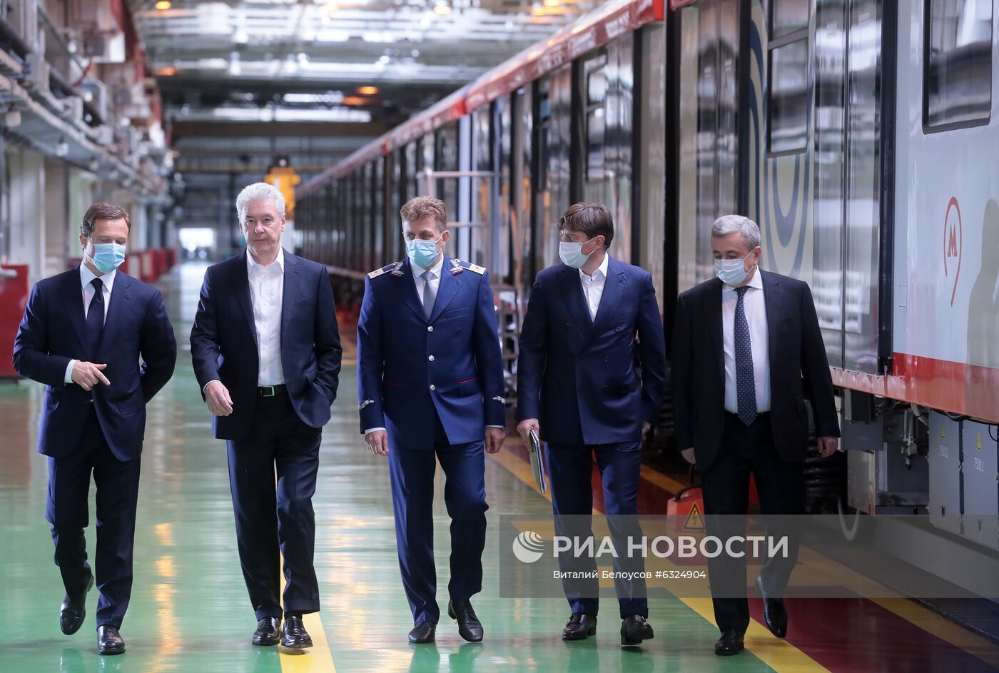 Презентация нового поезда метро "Москва"