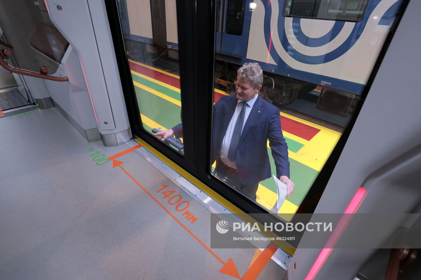 Презентация нового поезда метро "Москва"