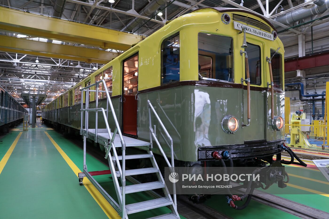 Презентация нового поезда метро "Москва"