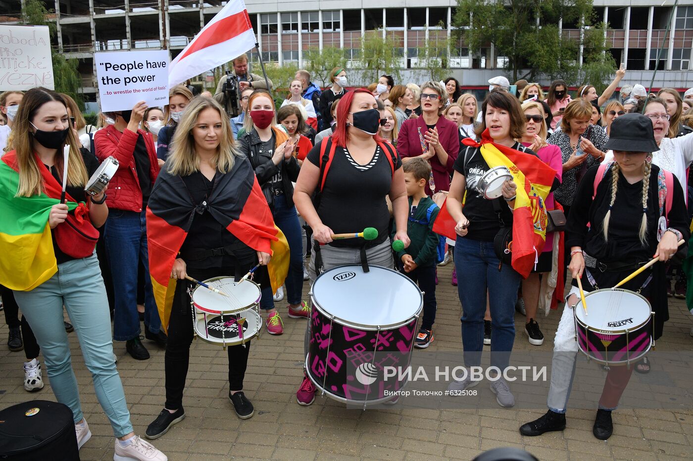 Протестная акция женщин в Минске