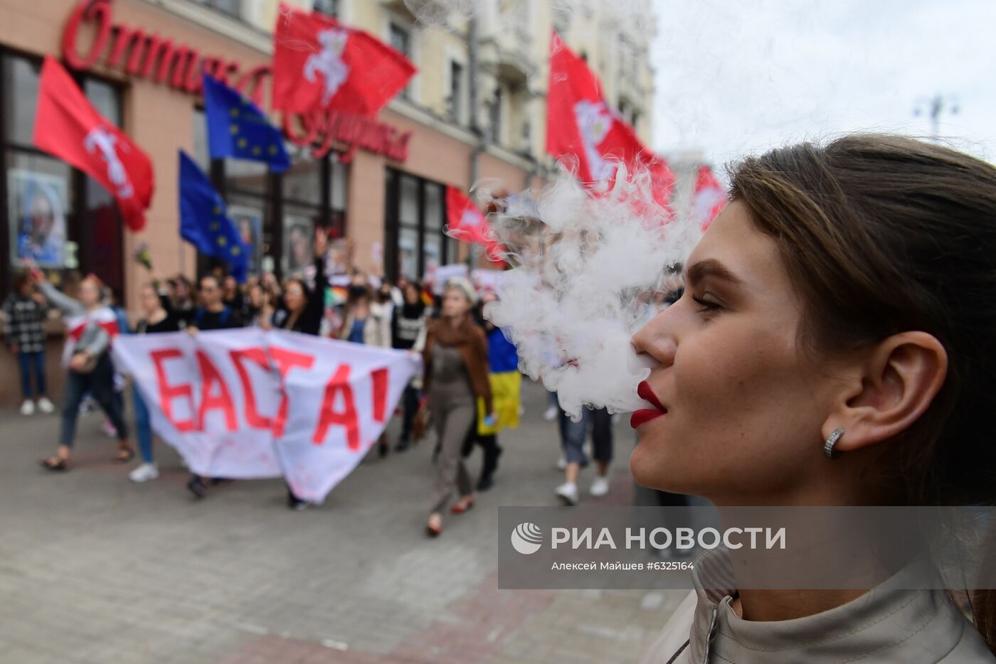 Протестная акция женщин в Минске