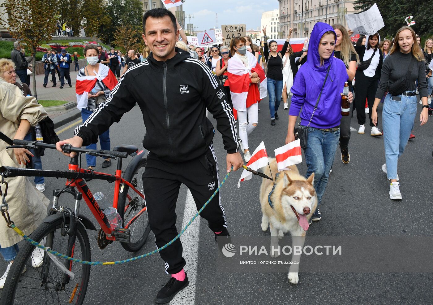 Протестная акция женщин в Минске