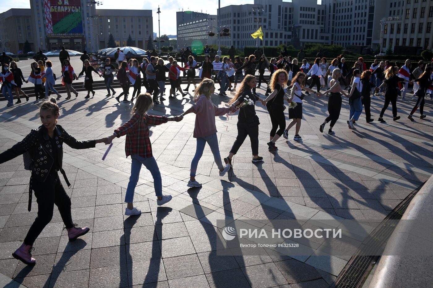 Протестная акция женщин в Минске