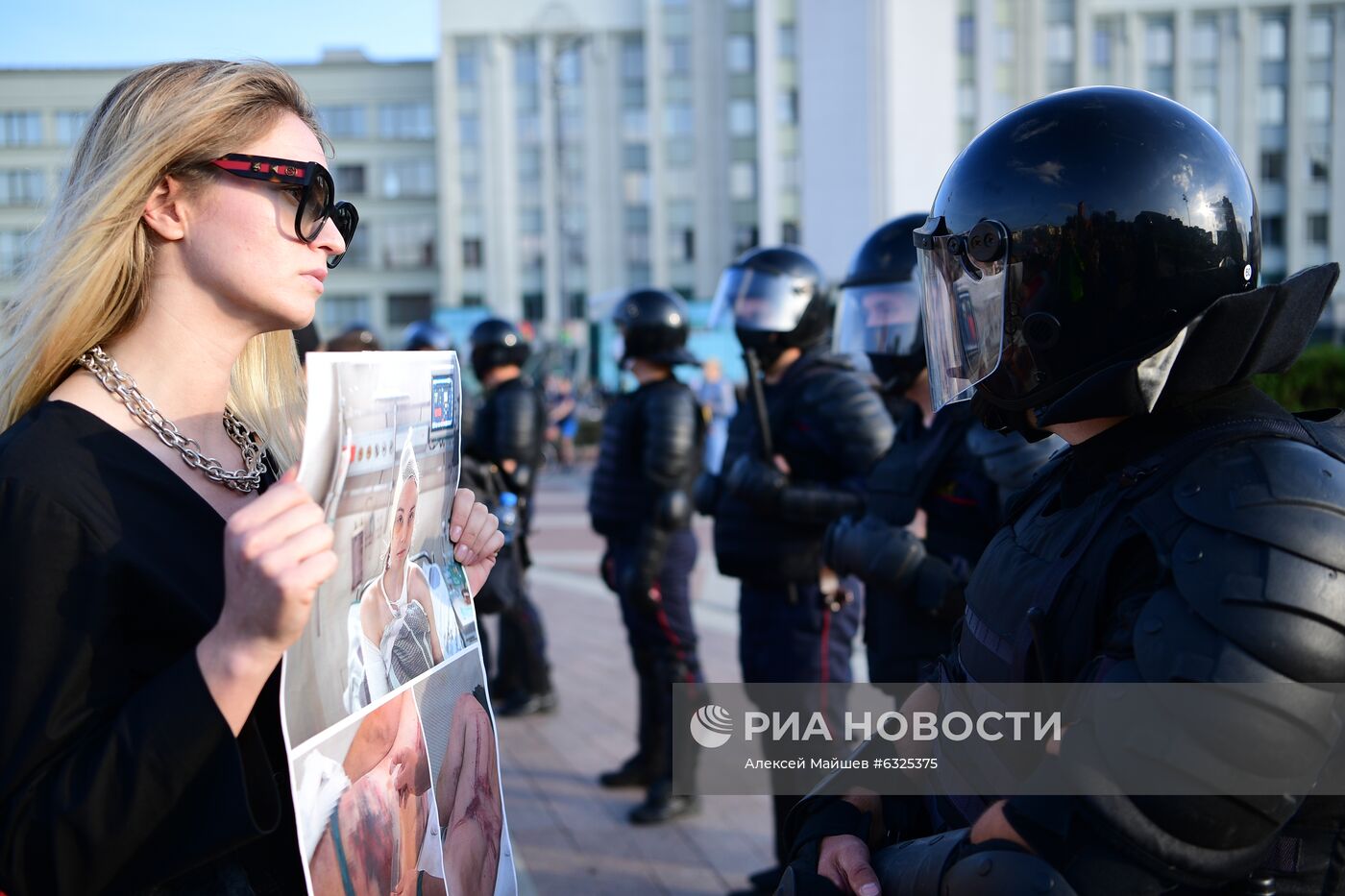 Протестная акция женщин в Минске