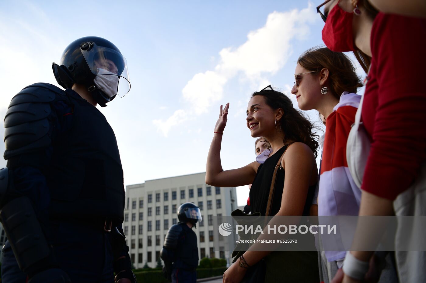 Протестная акция женщин в Минске