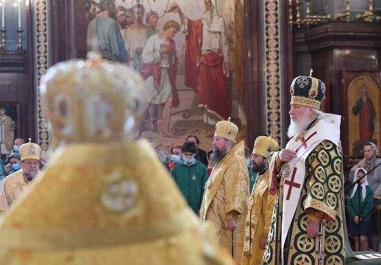 Возведение в сан митрополита нового главы Белорусской православной церкви